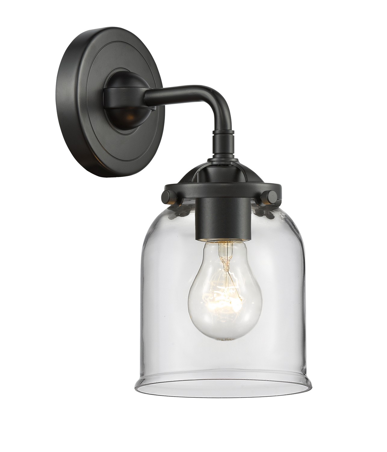 LED Wall Sconce by Innovations - Nouveau Collection, Oil Rubbed Bronze Finish - 284-1W-OB-G52-LED