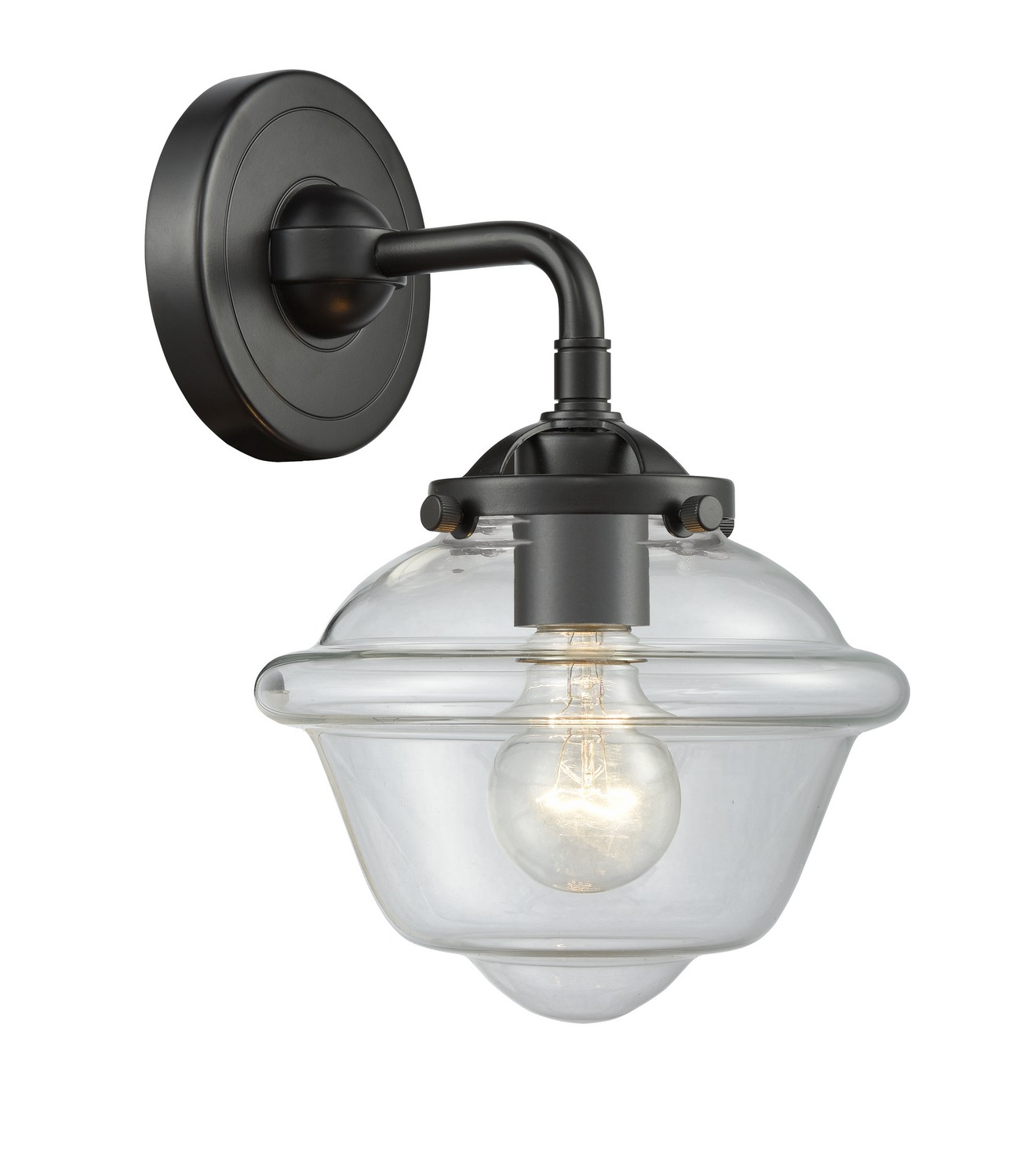 LED Wall Sconce by Innovations - Nouveau Collection, Oil Rubbed Bronze Finish - 284-1W-OB-G532-LED