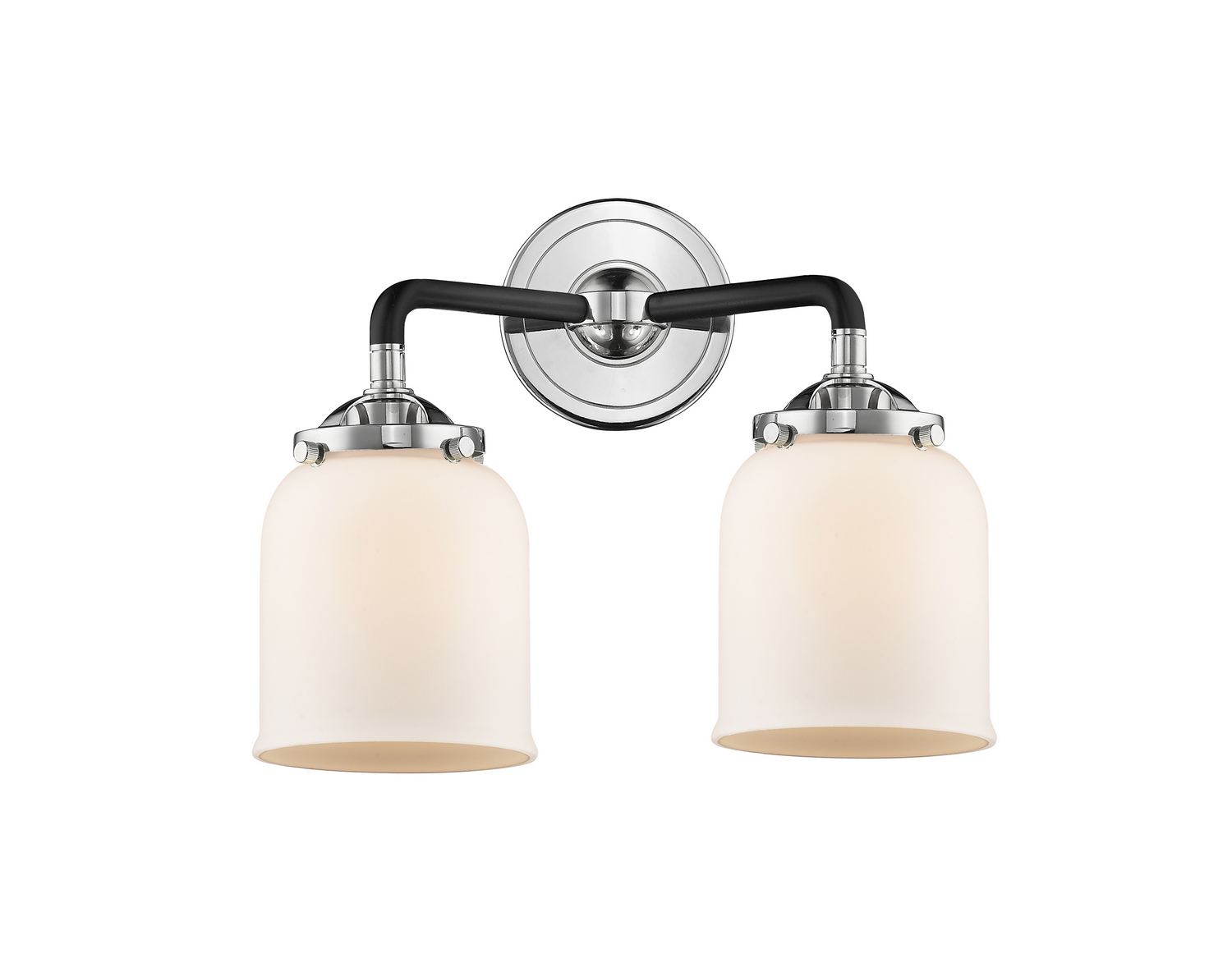 LED Bath Vanity by Innovations - Nouveau Collection, Black Polished Nickel Finish - 284-2W-BPN-G51-LED