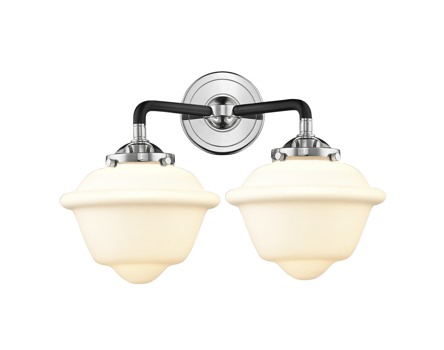Two Light Bath Vanity by Innovations - Nouveau Collection, Black Polished Nickel Finish - 284-2W-BPN-G531