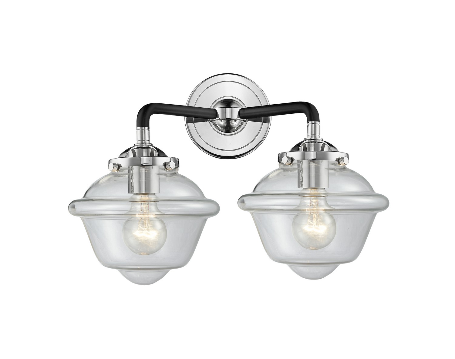 LED Bath Vanity by Innovations - Nouveau Collection, Black Polished Nickel Finish - 284-2W-BPN-G532-LED