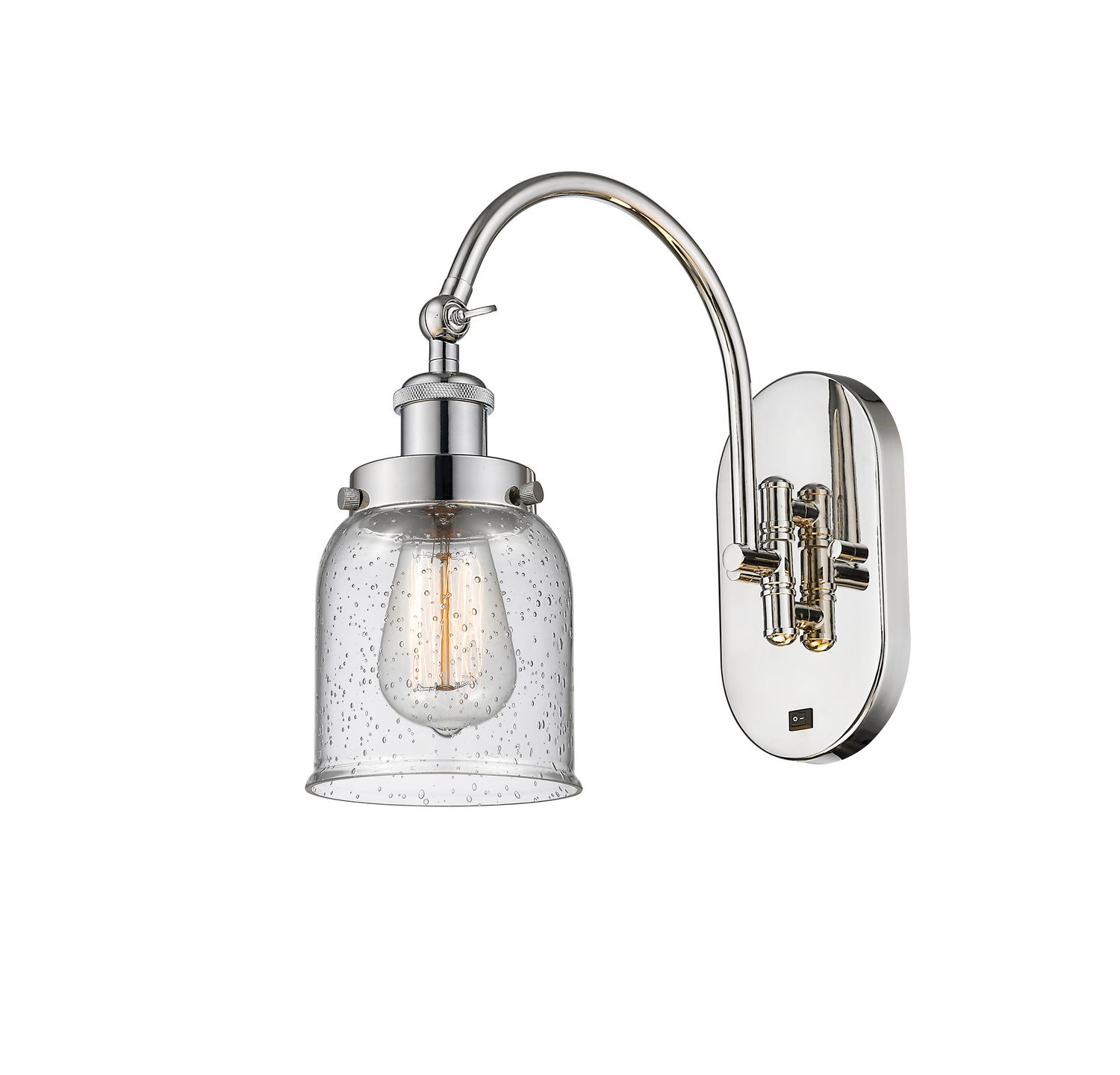 LED Swing Arm by Innovations - Franklin Restoration Collection, Polished Nickel Finish - 918-1W-PN-G54-LED