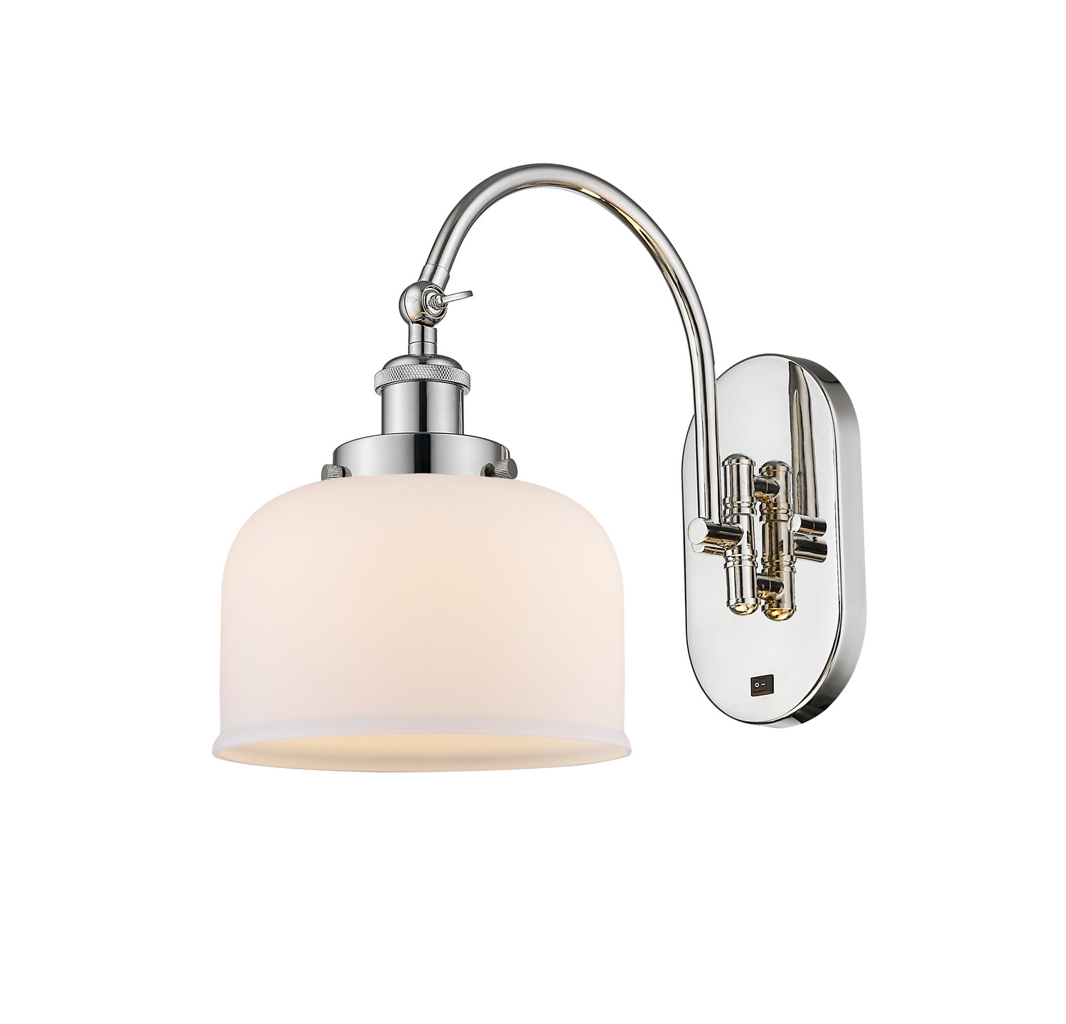 LED Swing Arm by Innovations - Franklin Restoration Collection, Polished Nickel Finish - 918-1W-PN-G71-LED