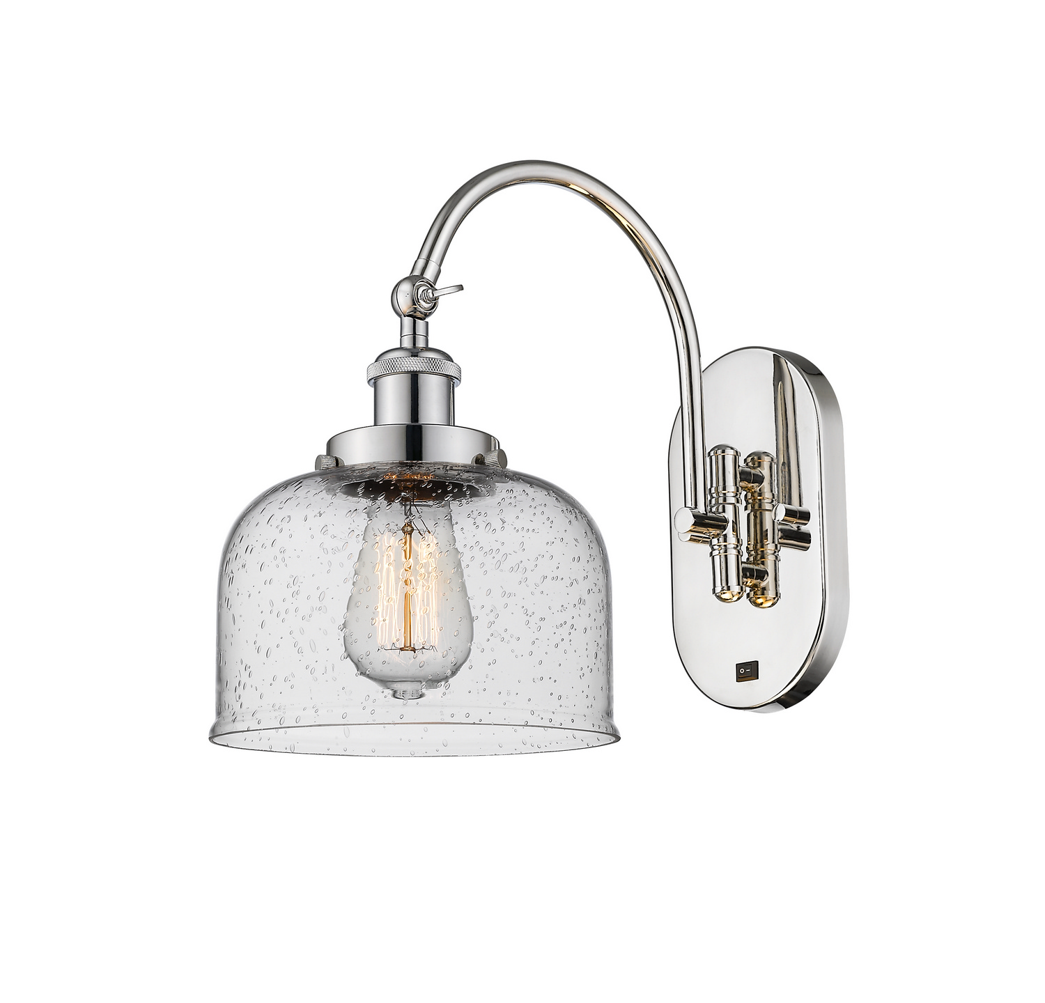 LED Swing Arm by Innovations - Franklin Restoration Collection, Polished Nickel Finish - 918-1W-PN-G74-LED