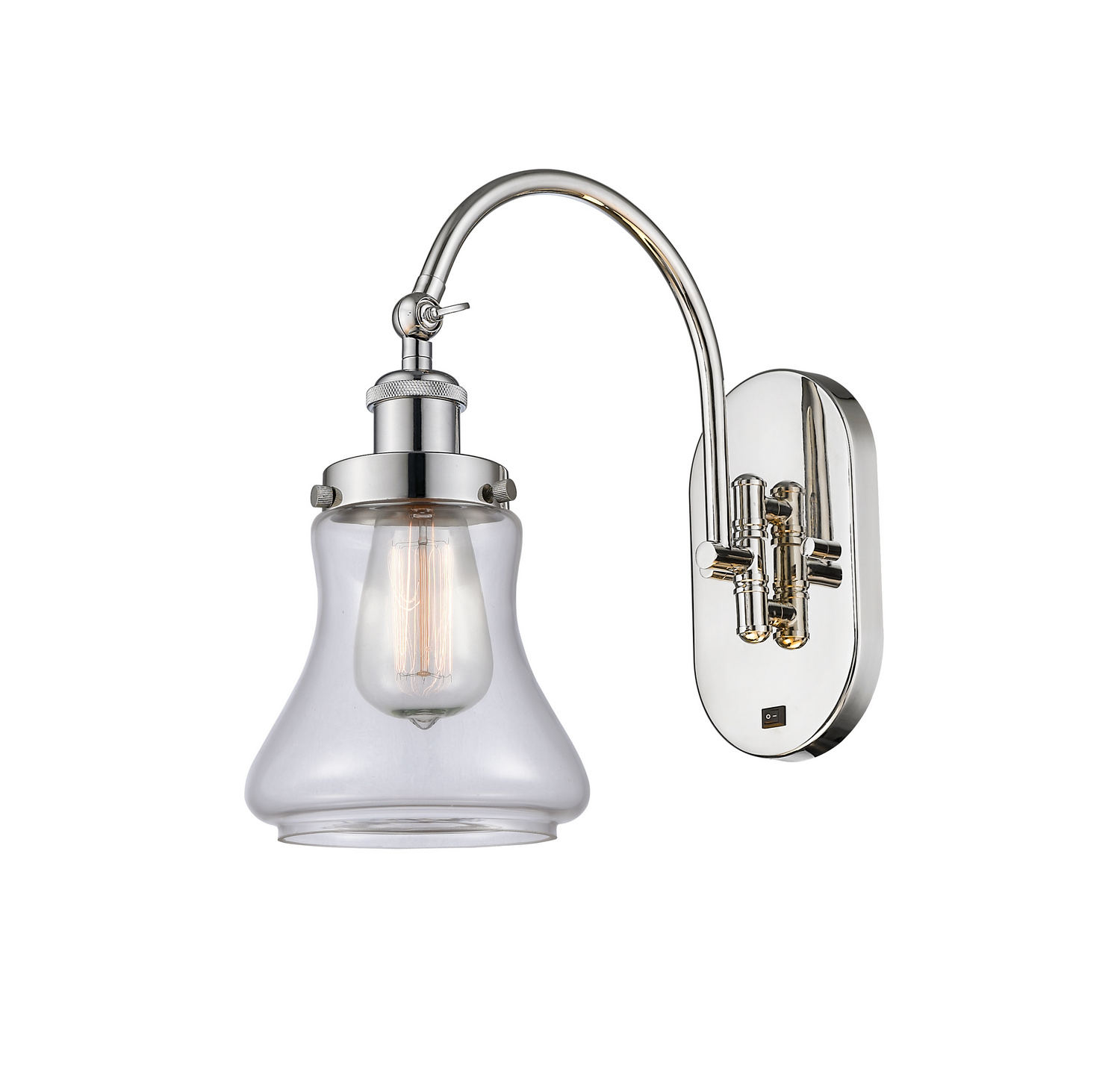 LED Swing Arm by Innovations - Franklin Restoration Collection, Polished Nickel Finish - 918-1W-PN-G192-LED