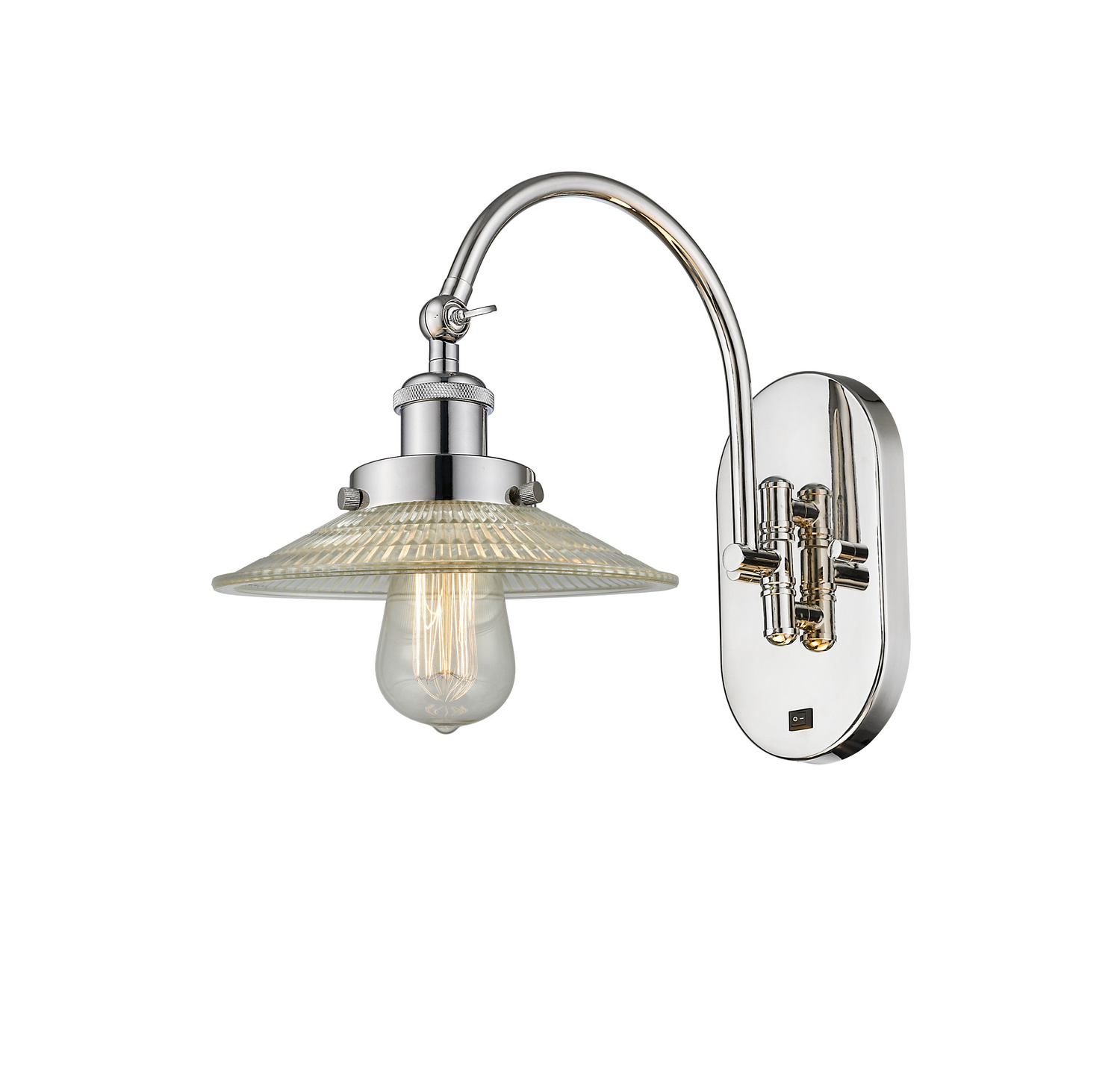 One Light Swing Arm by Innovations - Franklin Restoration Collection, Polished Nickel Finish - 918-1W-PN-G2