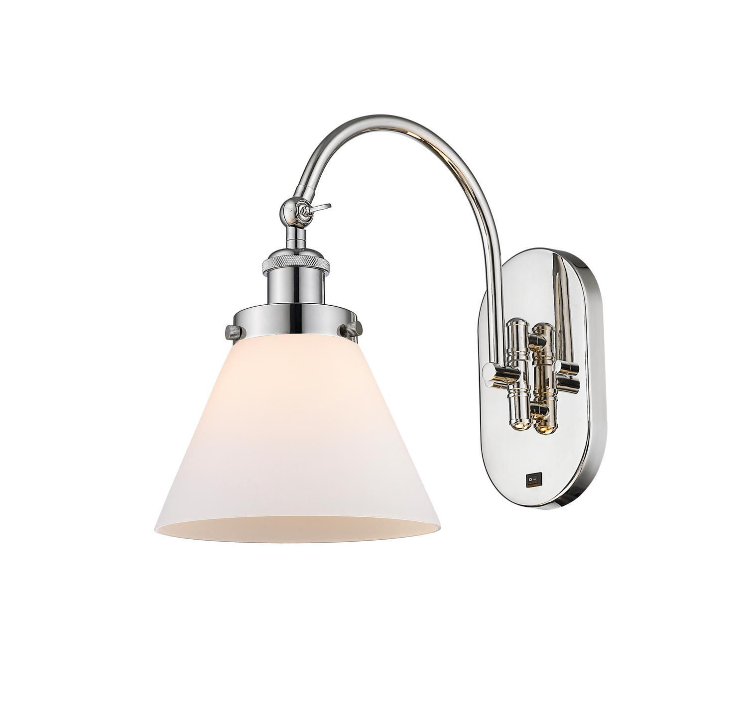 One Light Swing Arm by Innovations - Franklin Restoration Collection, Polished Nickel Finish - 918-1W-PN-G41