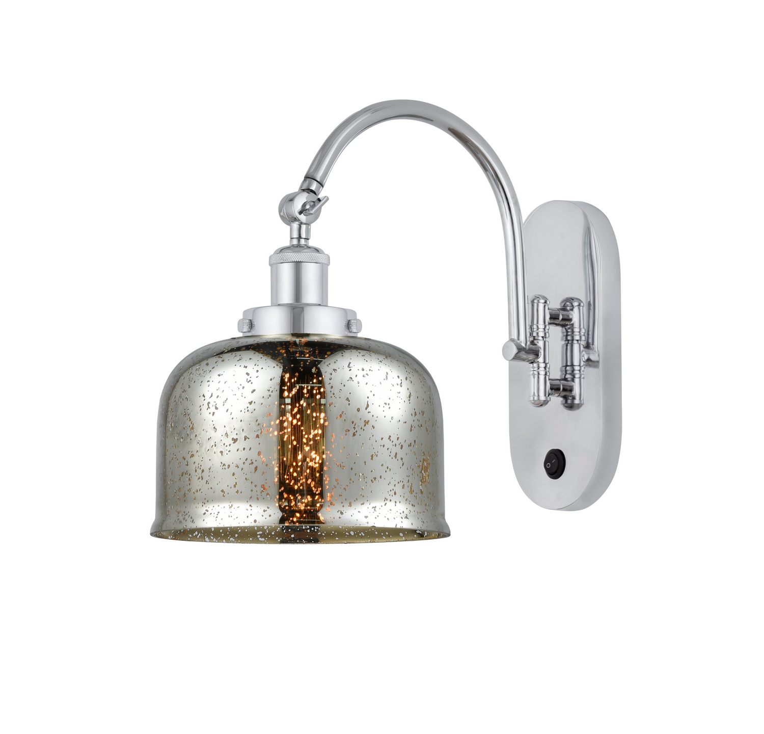 One Light Swing Arm by Innovations - Franklin Restoration Collection, Polished Chrome Finish - 918-1W-PC-G78