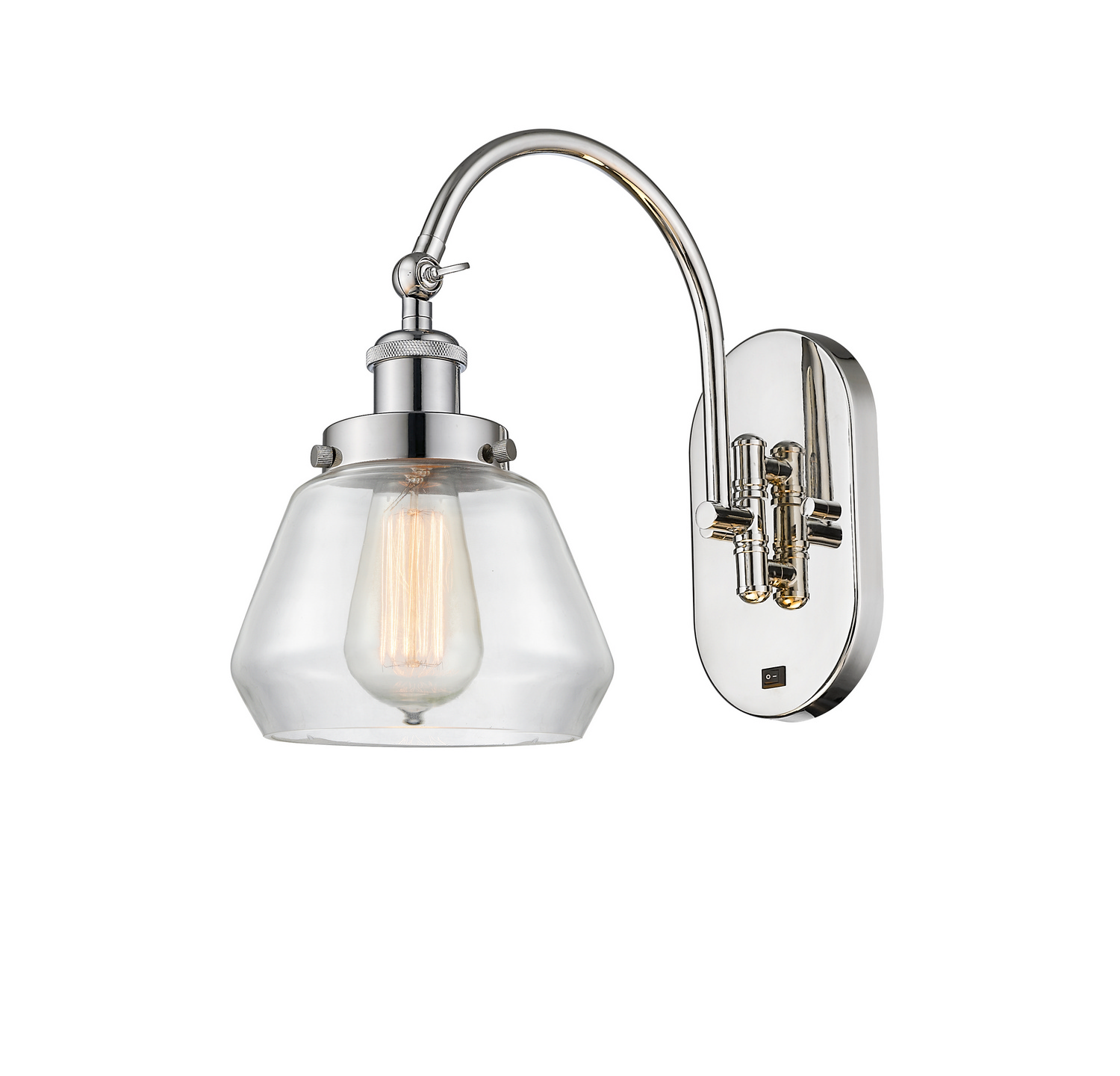 LED Swing Arm by Innovations - Franklin Restoration Collection, Polished Nickel Finish - 918-1W-PN-G172-LED