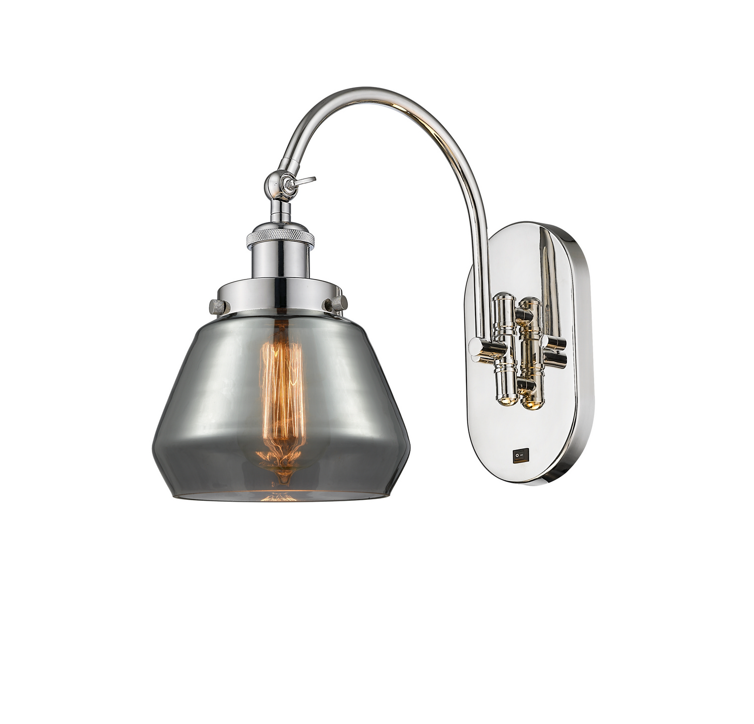 LED Swing Arm by Innovations - Franklin Restoration Collection, Polished Nickel Finish - 918-1W-PN-G173-LED