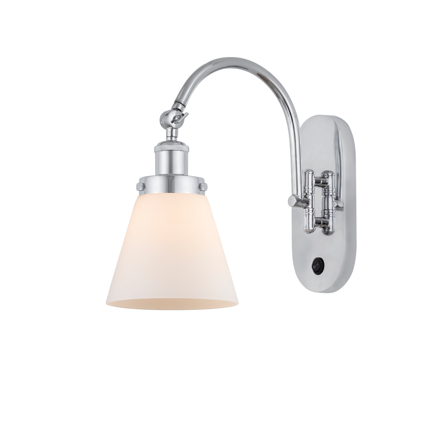 One Light Swing Arm by Innovations - Franklin Restoration Collection, Polished Chrome Finish - 918-1W-PC-G61