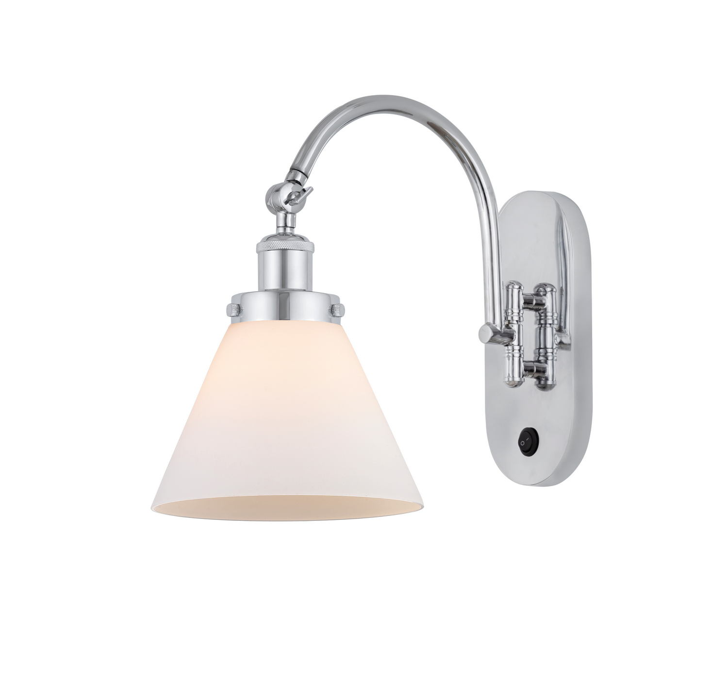 LED Swing Arm by Innovations - Franklin Restoration Collection, Polished Chrome Finish - 918-1W-PC-G41-LED