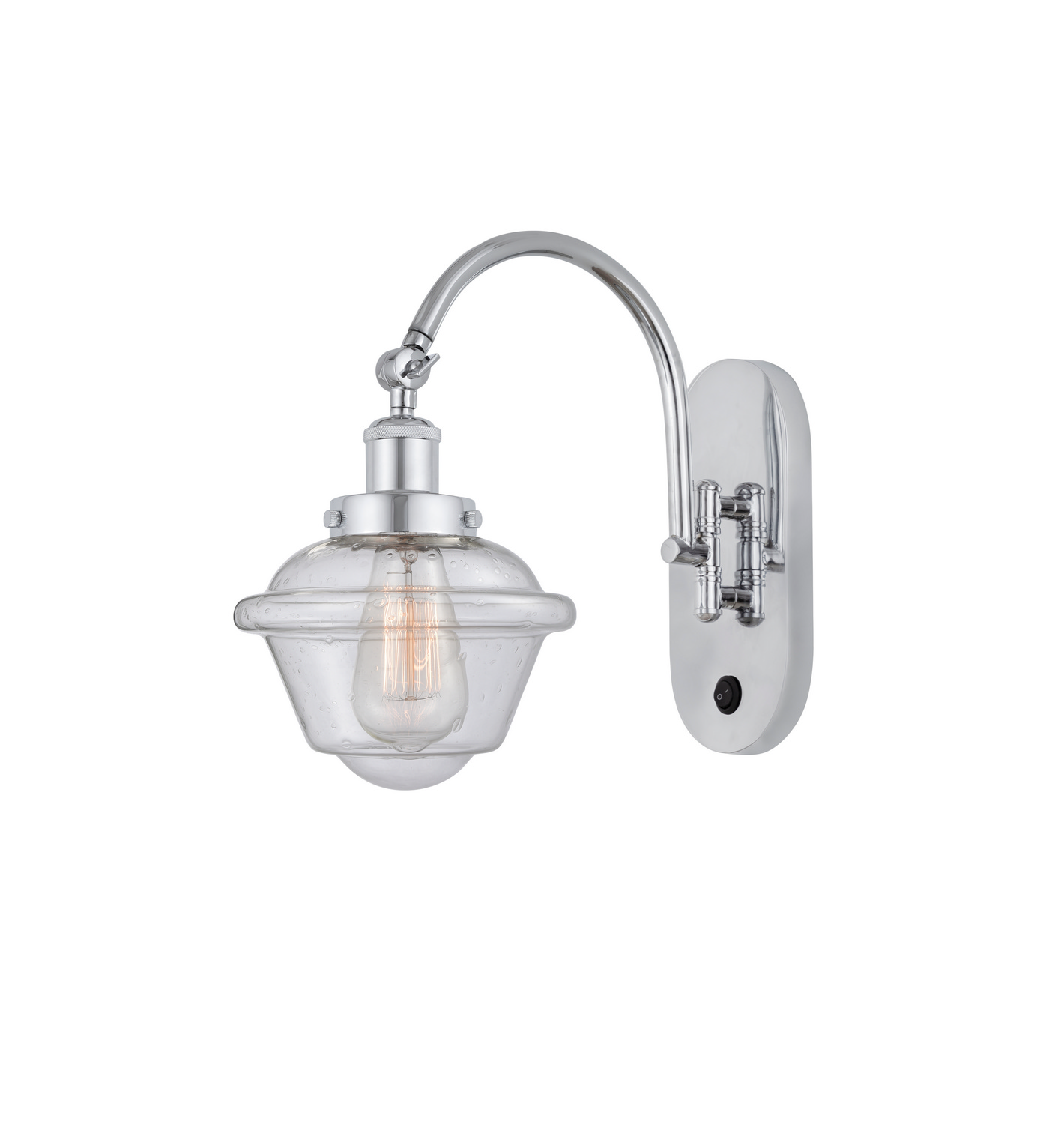One Light Swing Arm by Innovations - Franklin Restoration Collection, Polished Chrome Finish - 918-1W-PC-G534