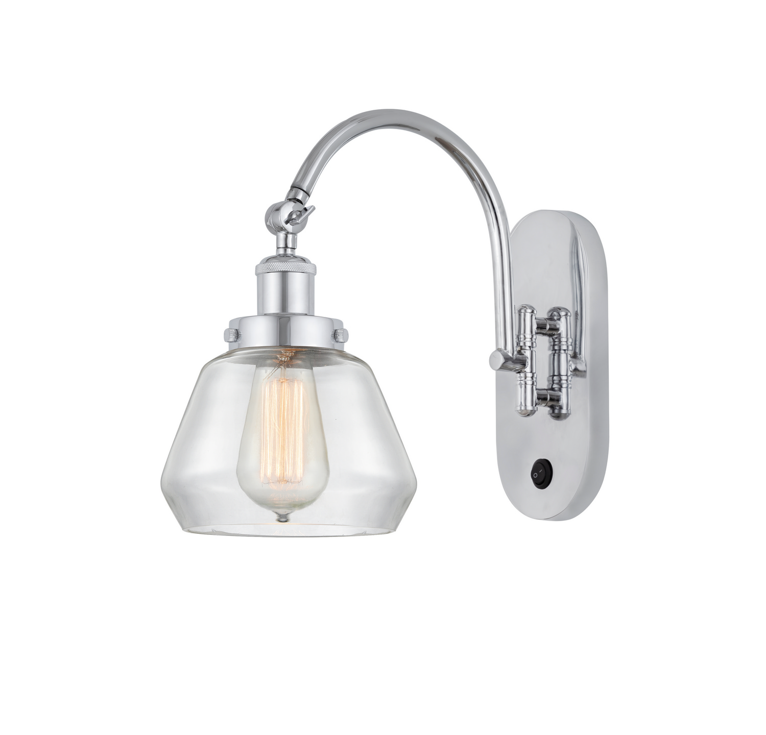 LED Swing Arm by Innovations - Franklin Restoration Collection, Polished Chrome Finish - 918-1W-PC-G172-LED