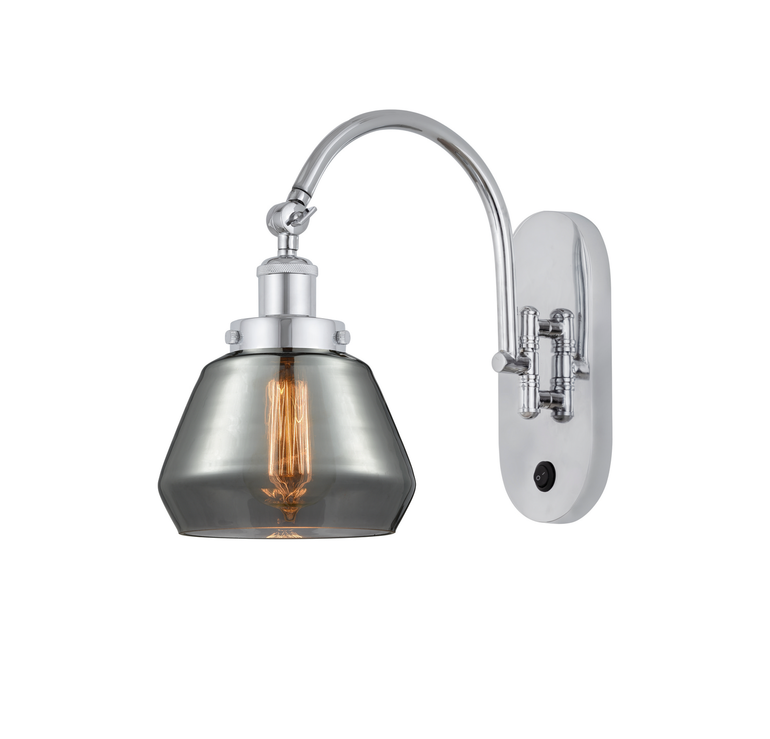 LED Swing Arm by Innovations - Franklin Restoration Collection, Polished Chrome Finish - 918-1W-PC-G173-LED