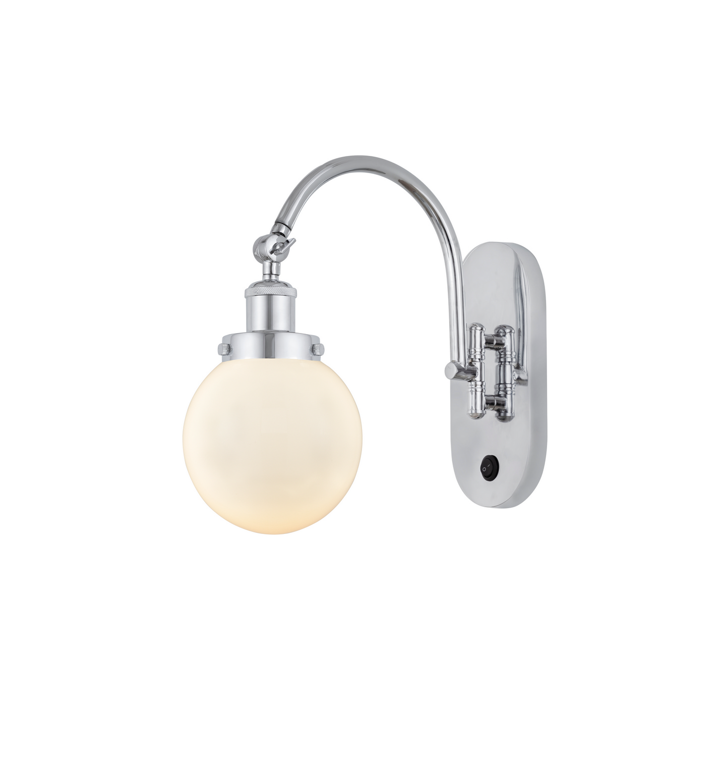 One Light Swing Arm by Innovations - Franklin Restoration Collection, Polished Chrome Finish - 918-1W-PC-G201-6