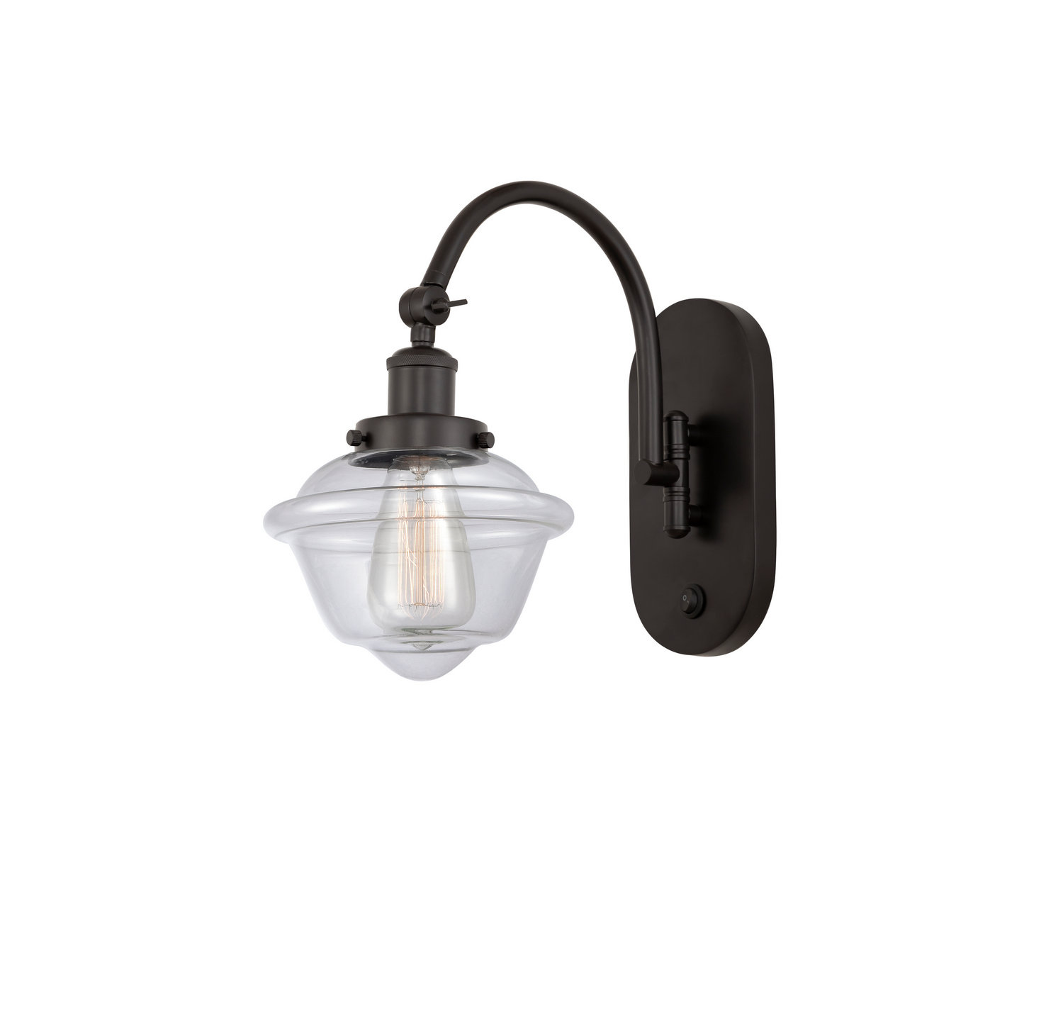 LED Swing Arm by Innovations - Franklin Restoration Collection, Oil Rubbed Bronze Finish - 918-1W-OB-G532-LED