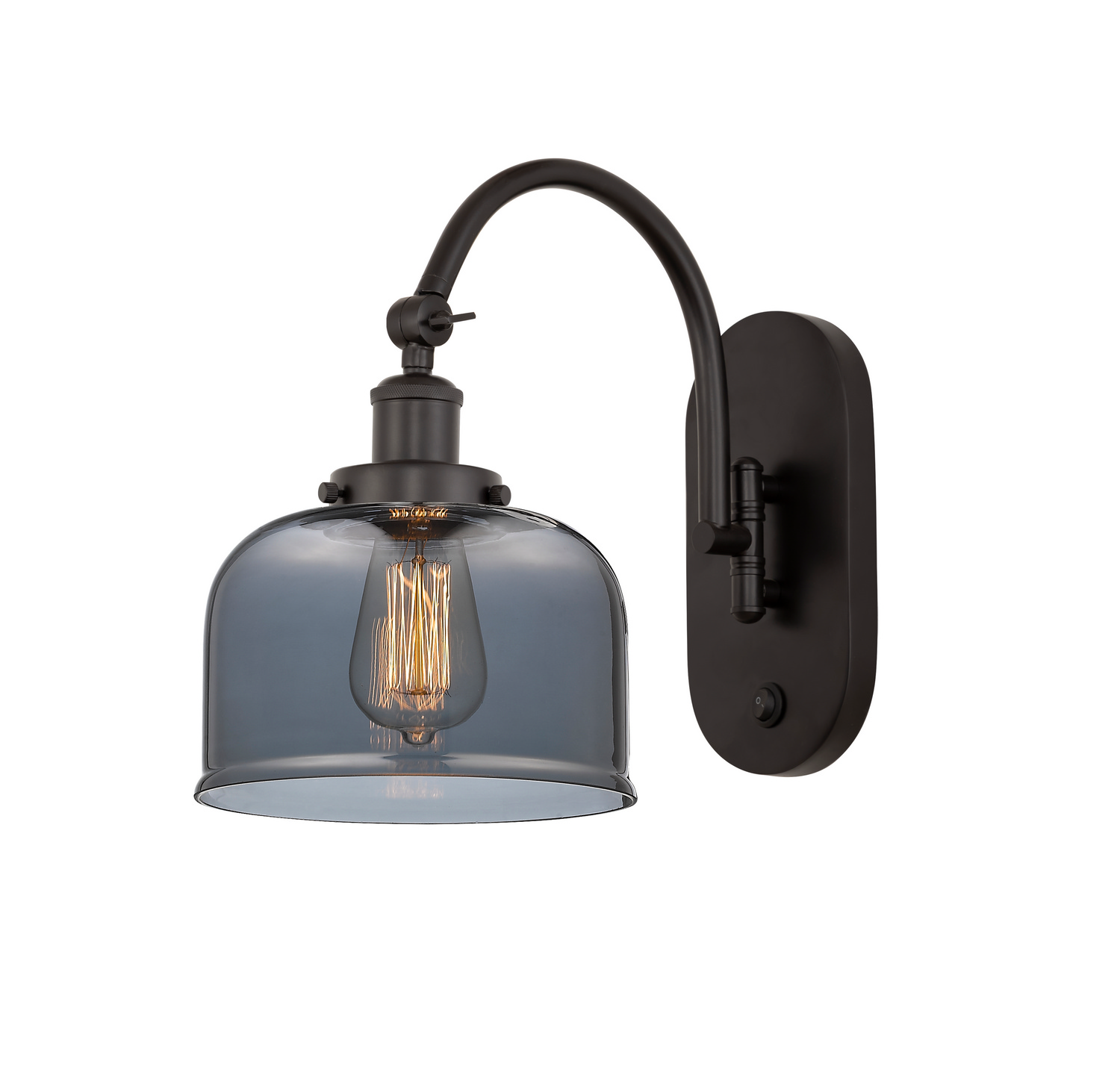 One Light Swing Arm by Innovations - Franklin Restoration Collection, Oil Rubbed Bronze Finish - 918-1W-OB-G73