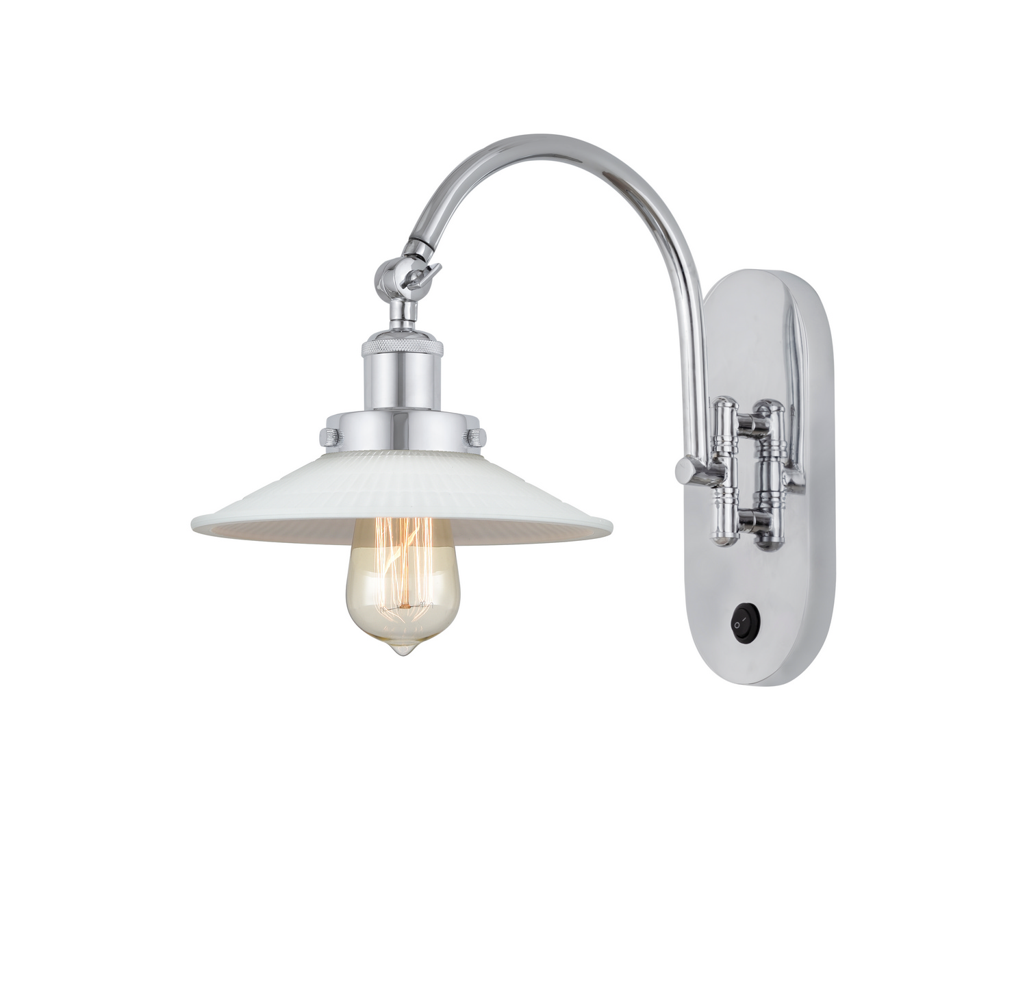 One Light Swing Arm by Innovations - Franklin Restoration Collection, Polished Chrome Finish - 918-1W-PC-G1