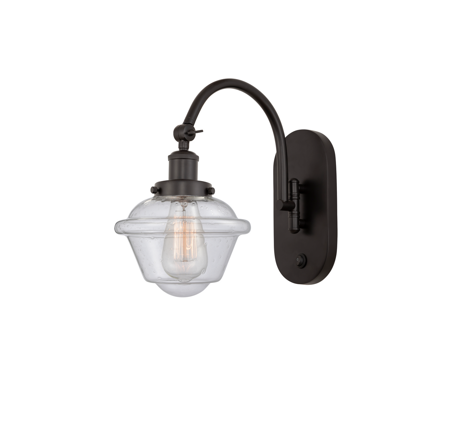 One Light Swing Arm by Innovations - Franklin Restoration Collection, Oil Rubbed Bronze Finish - 918-1W-OB-G534
