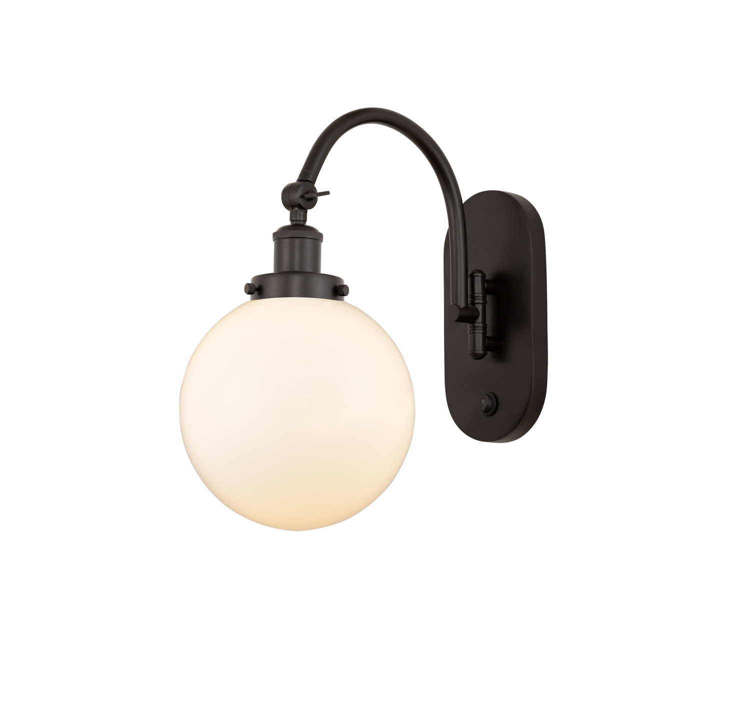 LED Swing Arm by Innovations - Franklin Restoration Collection, Oil Rubbed Bronze Finish - 918-1W-OB-G201-8-LED