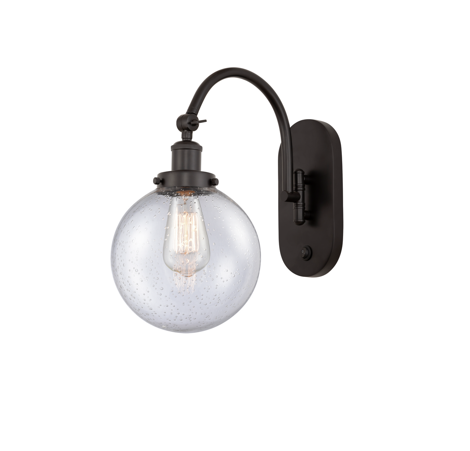 LED Swing Arm by Innovations - Franklin Restoration Collection, Oil Rubbed Bronze Finish - 918-1W-OB-G204-8-LED