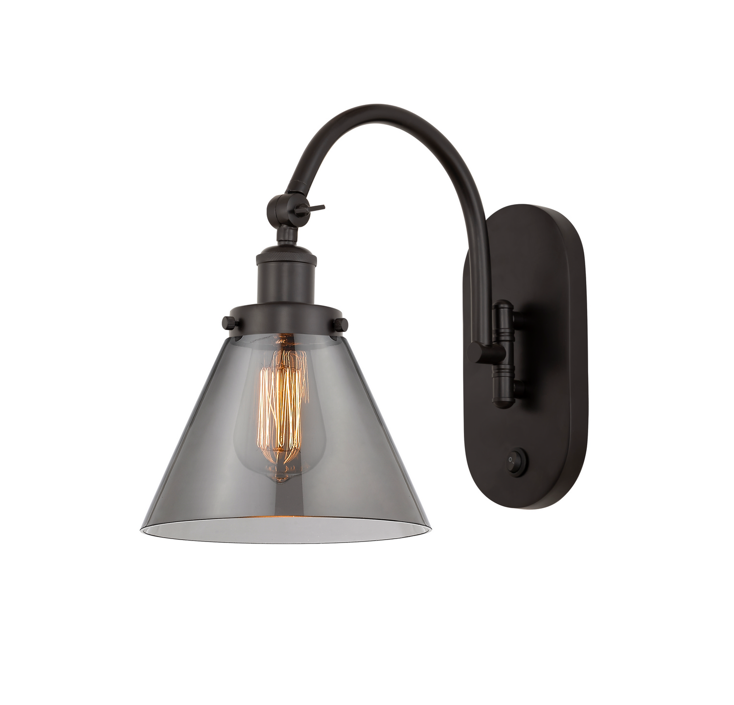 LED Swing Arm by Innovations - Franklin Restoration Collection, Oil Rubbed Bronze Finish - 918-1W-OB-G43-LED