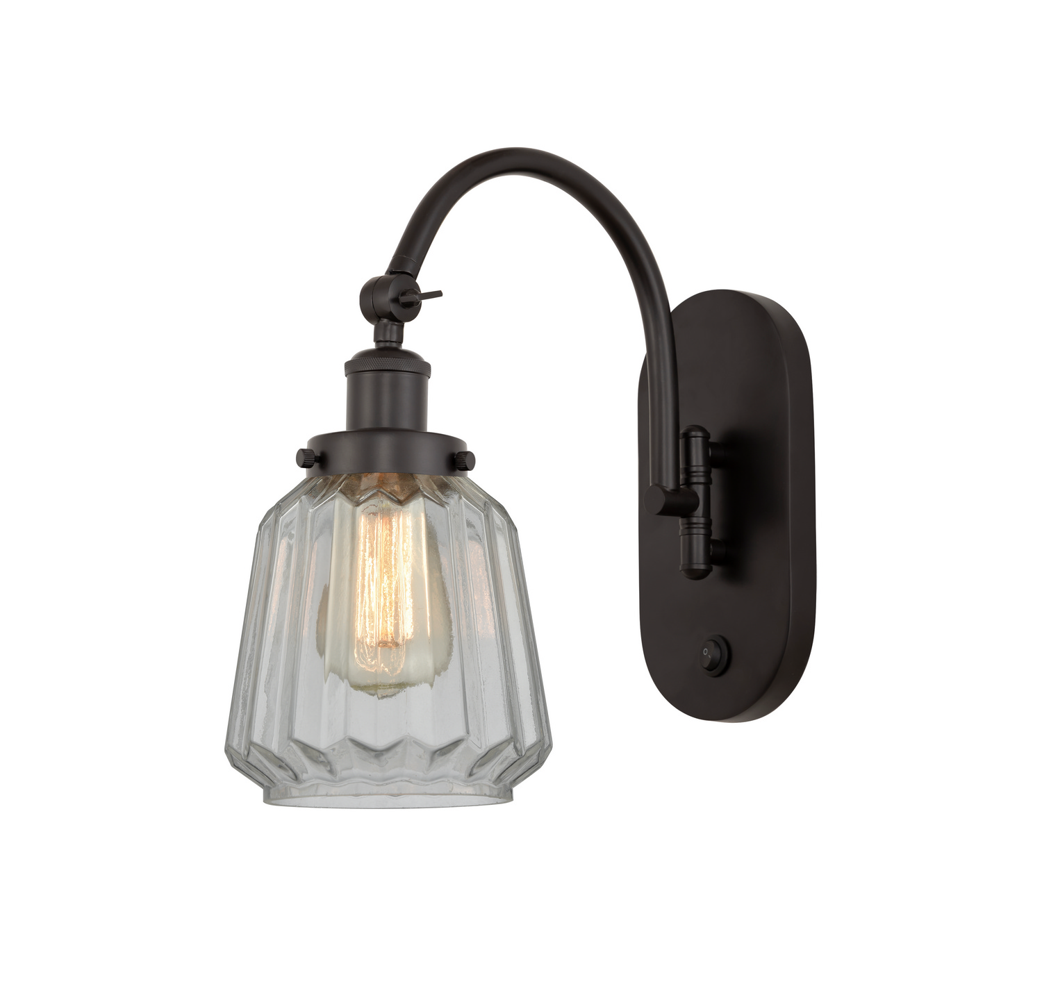 LED Swing Arm by Innovations - Franklin Restoration Collection, Oil Rubbed Bronze Finish - 918-1W-OB-G142-LED
