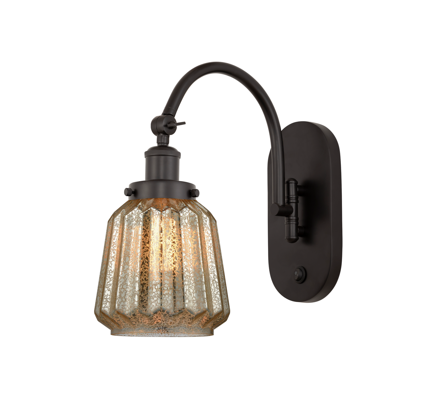 LED Swing Arm by Innovations - Franklin Restoration Collection, Oil Rubbed Bronze Finish - 918-1W-OB-G146-LED