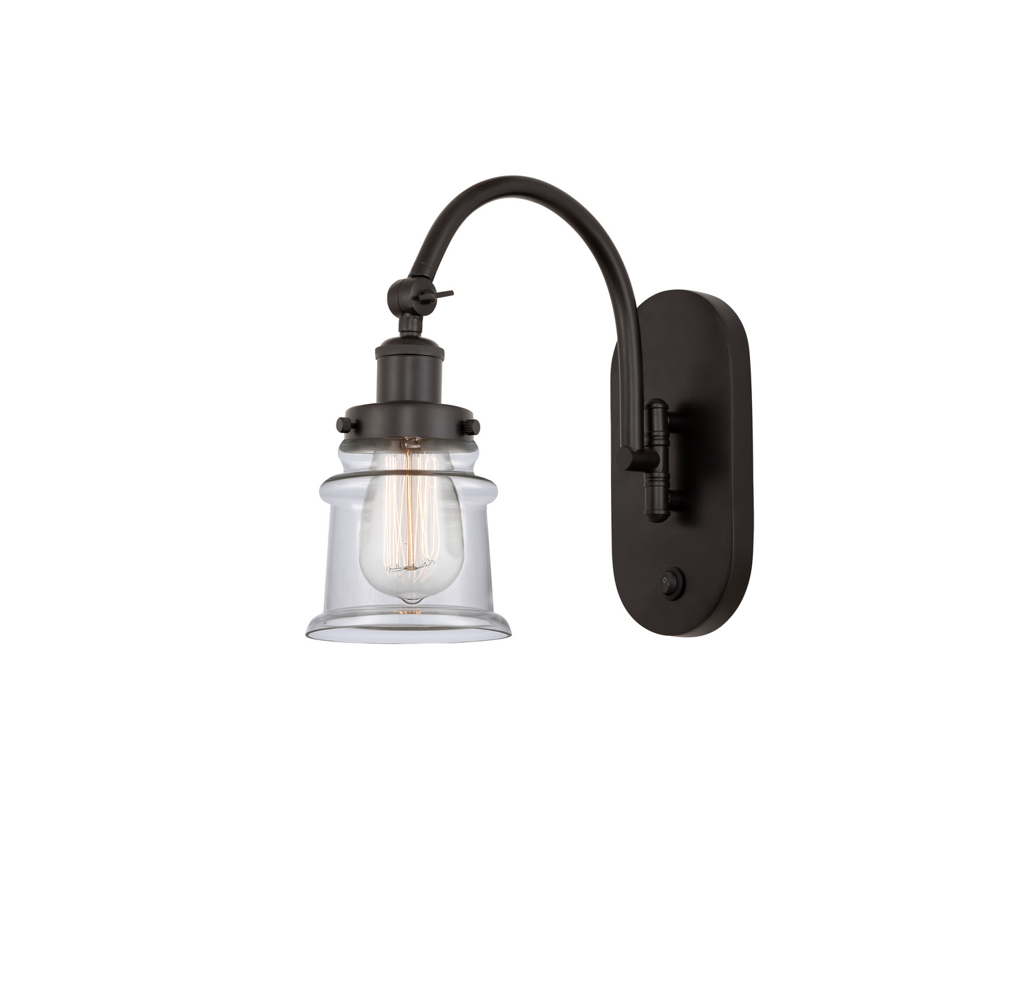 LED Swing Arm by Innovations - Franklin Restoration Collection, Oil Rubbed Bronze Finish - 918-1W-OB-G182S-LED
