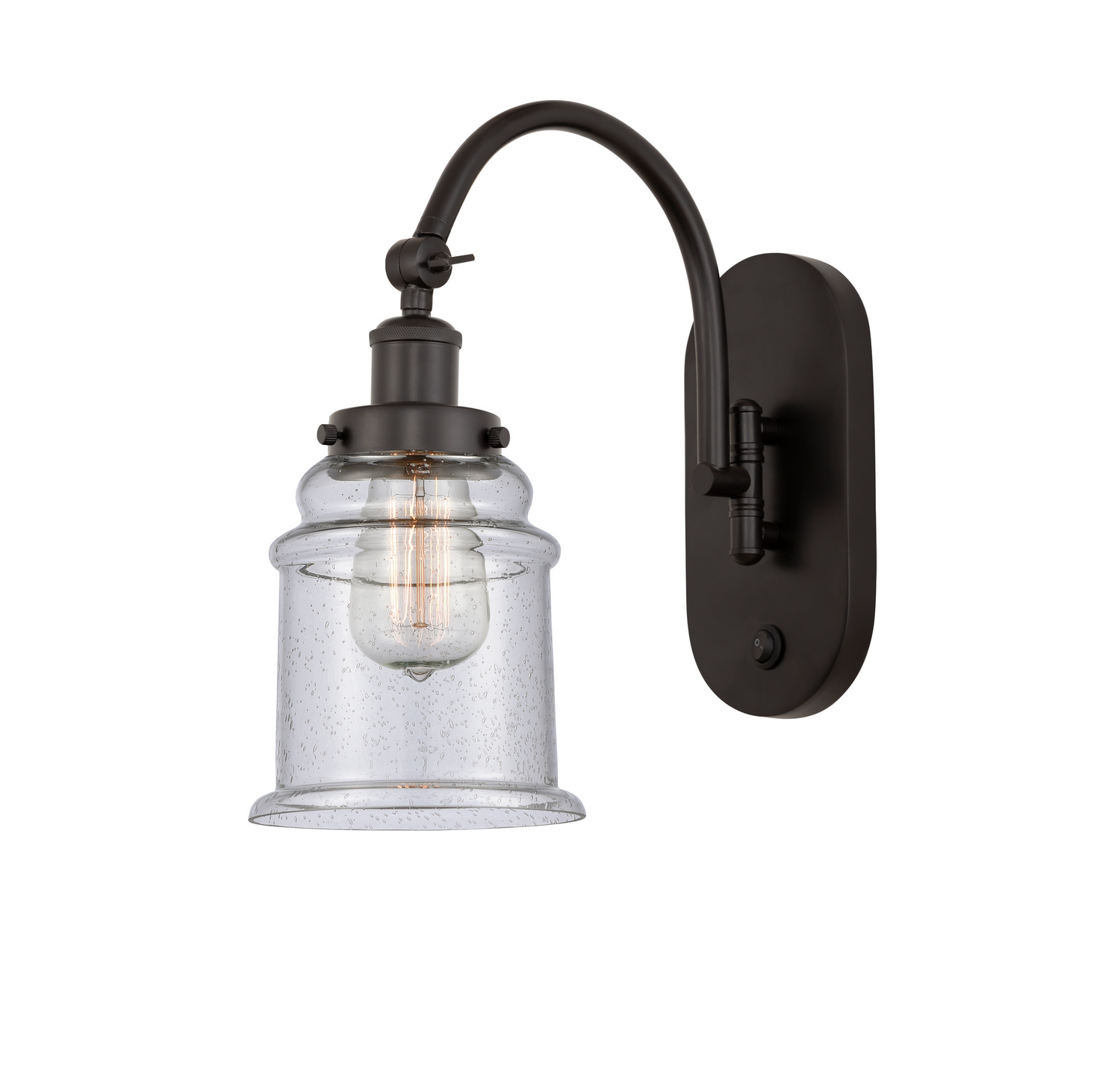 LED Swing Arm by Innovations - Franklin Restoration Collection, Oil Rubbed Bronze Finish - 918-1W-OB-G184-LED