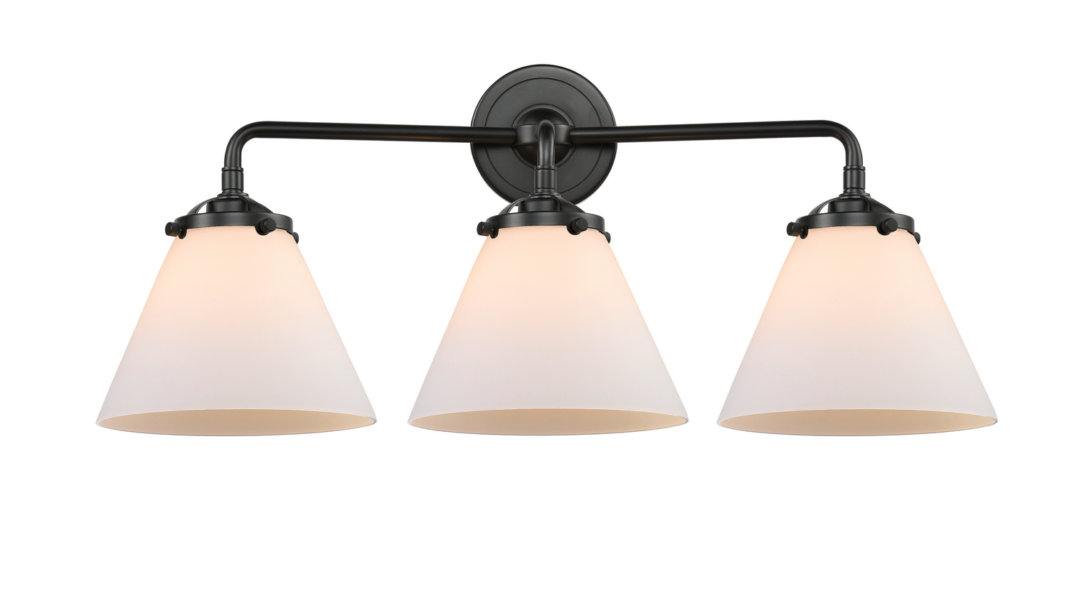 Three Light Bath Vanity by Innovations - Nouveau Collection, Oil Rubbed Bronze Finish - 284-3W-OB-G41