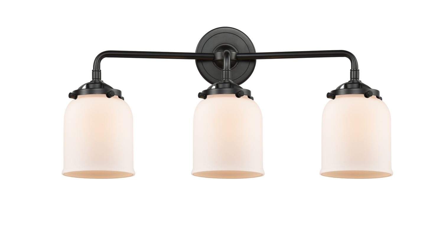 Three Light Bath Vanity by Innovations - Nouveau Collection, Oil Rubbed Bronze Finish - 284-3W-OB-G51