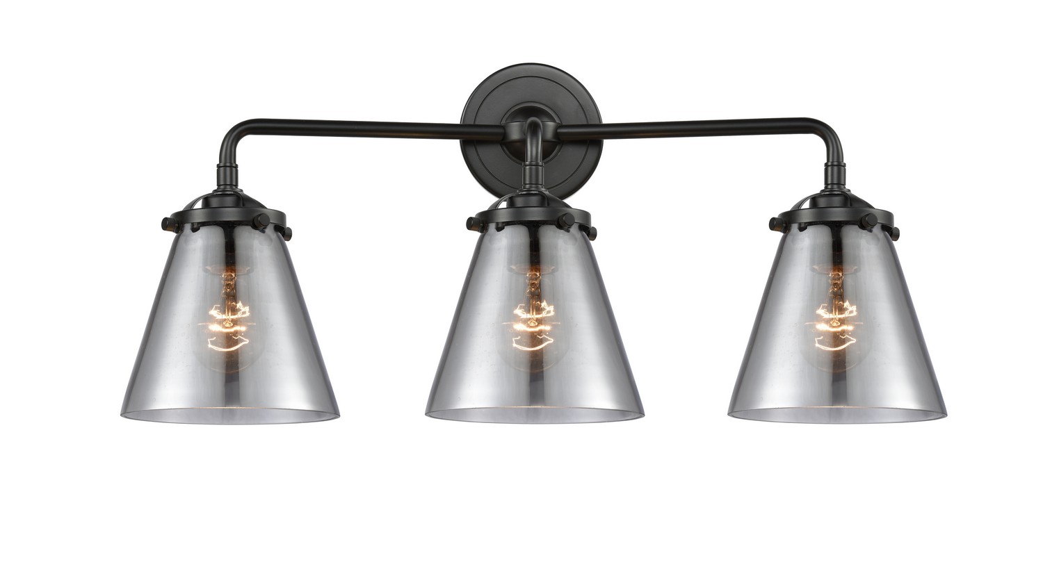 LED Bath Vanity by Innovations - Nouveau Collection, Oil Rubbed Bronze Finish - 284-3W-OB-G63-LED