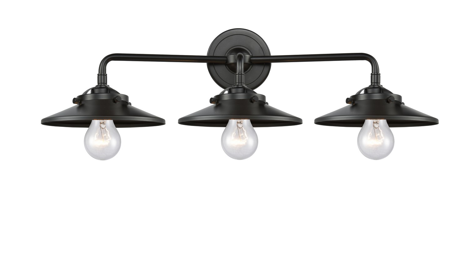 LED Bath Vanity by Innovations - Nouveau Collection, Oil Rubbed Bronze Finish - 284-3W-OB-M5-OB-LED