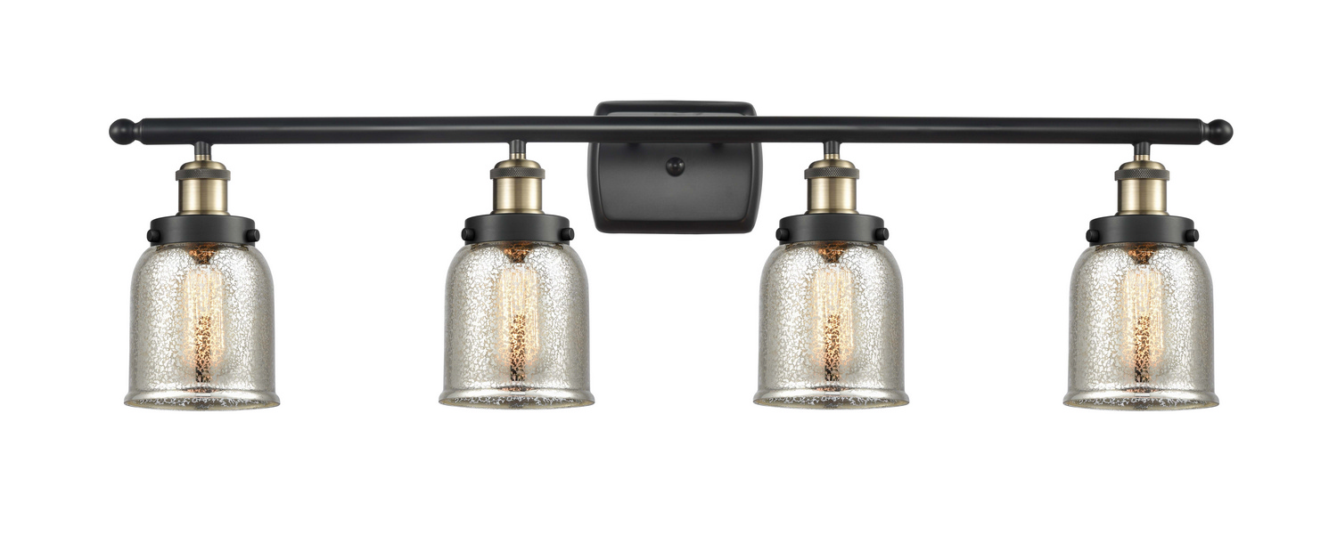Four Light Bath Vanity by Innovations - Ballston Urban Collection, Black Antique Brass Finish - 916-4W-BAB-G58