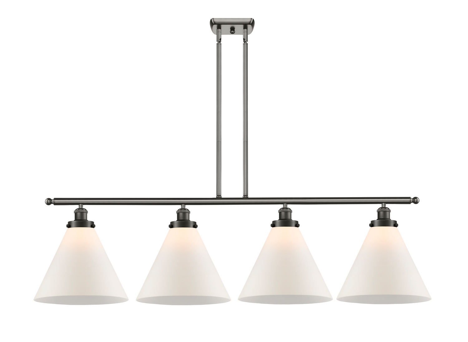 Four Light Island Pendant by Innovations - Ballston Urban Collection, Oil Rubbed Bronze Finish - 916-4I-OB-G41-L