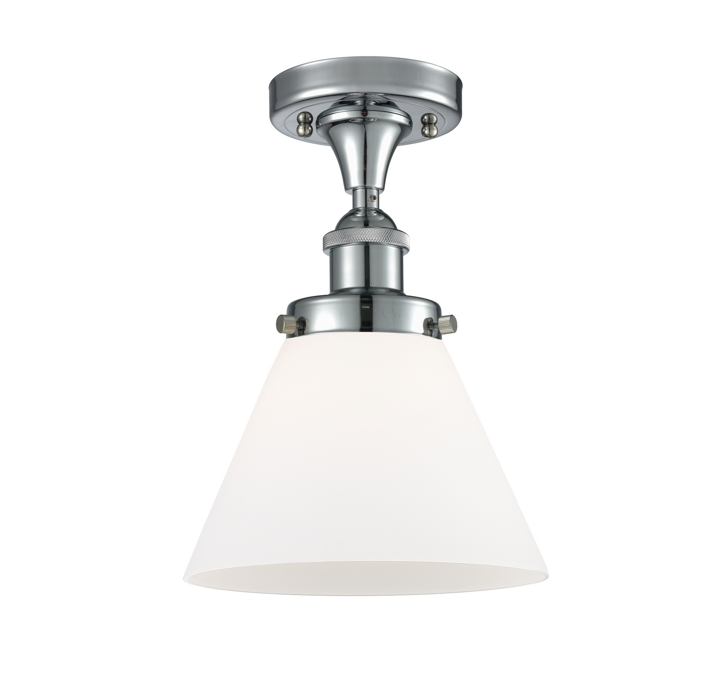One Light Semi-Flush Mount by Innovations - Ballston Urban Collection, Polished Chrome Finish - 916-1C-PC-G41