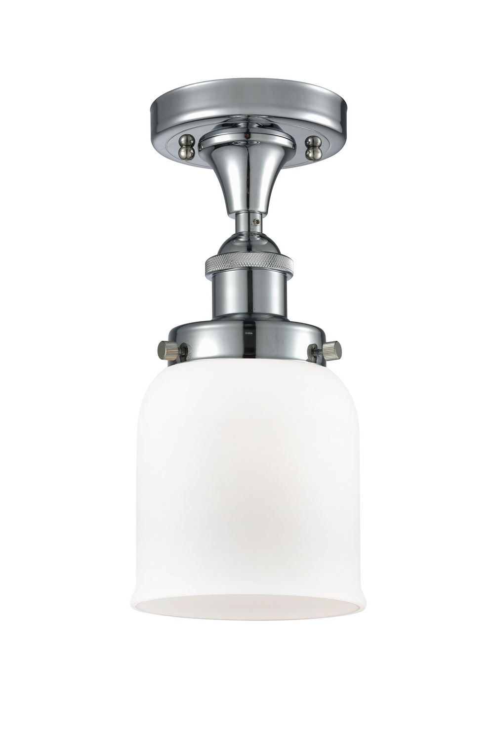 One Light Semi-Flush Mount by Innovations - Ballston Urban Collection, Polished Chrome Finish - 916-1C-PC-G51