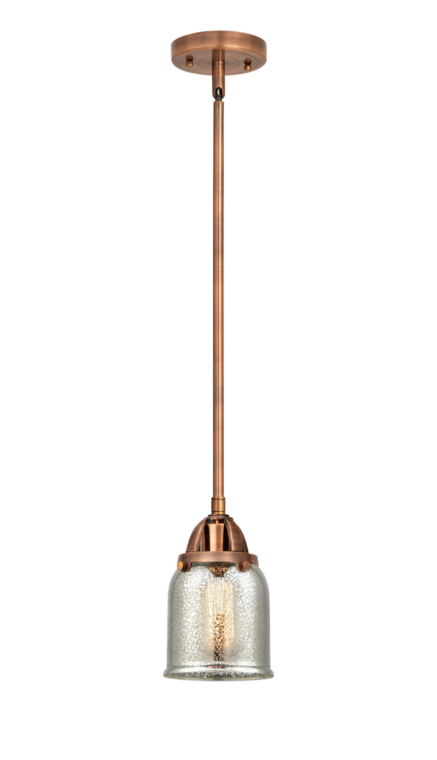 One Light Mini Pendant by Innovations - Nouveau 2 Collection, Antique Copper Finish - 288-1S-AC-G58