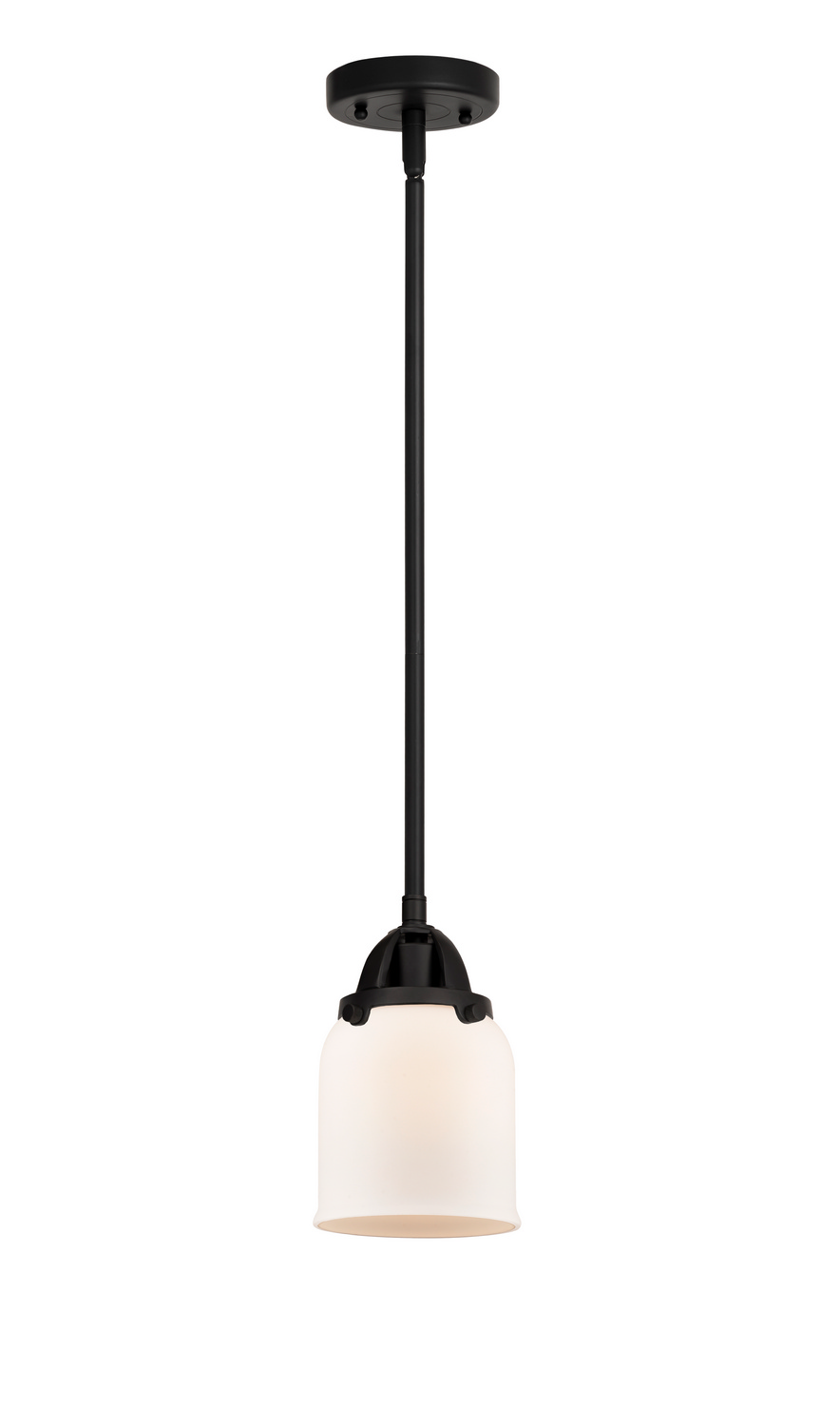 One Light Mini Pendant by Innovations - Nouveau 2 Collection, Matte Black Finish - 288-1S-BK-G51
