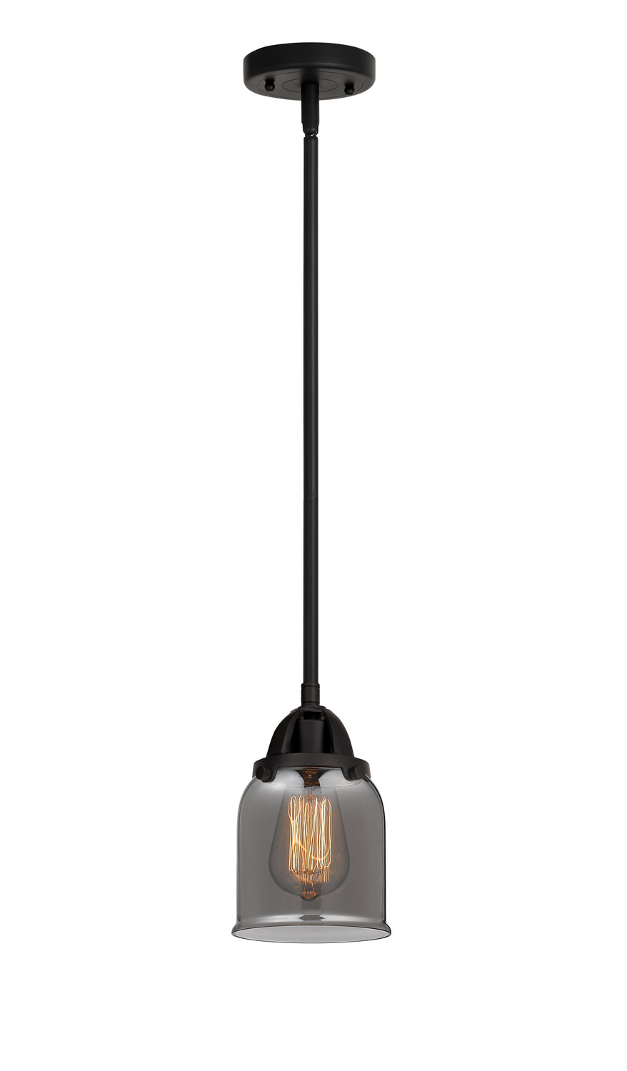 One Light Mini Pendant by Innovations - Nouveau 2 Collection, Matte Black Finish - 288-1S-BK-G53