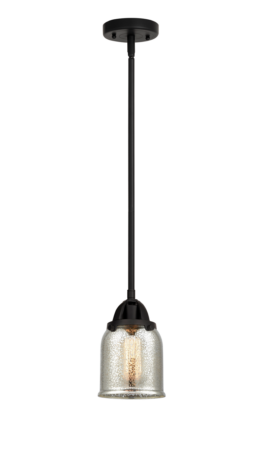 One Light Mini Pendant by Innovations - Nouveau 2 Collection, Matte Black Finish - 288-1S-BK-G58