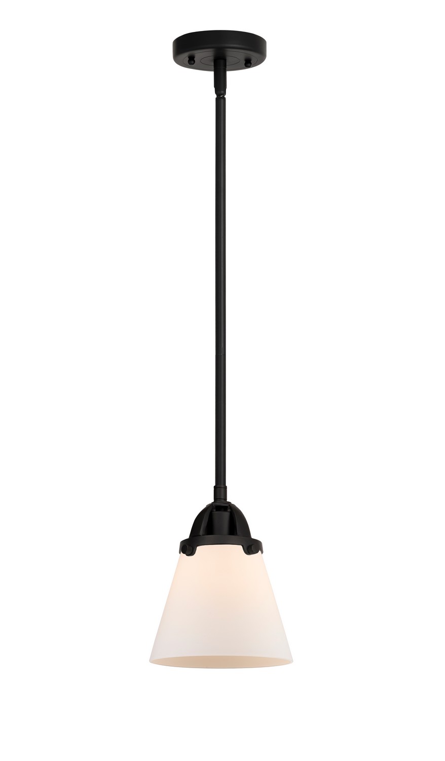 LED Mini Pendant by Innovations - Nouveau 2 Collection, Matte Black Finish - 288-1S-BK-G61-LED