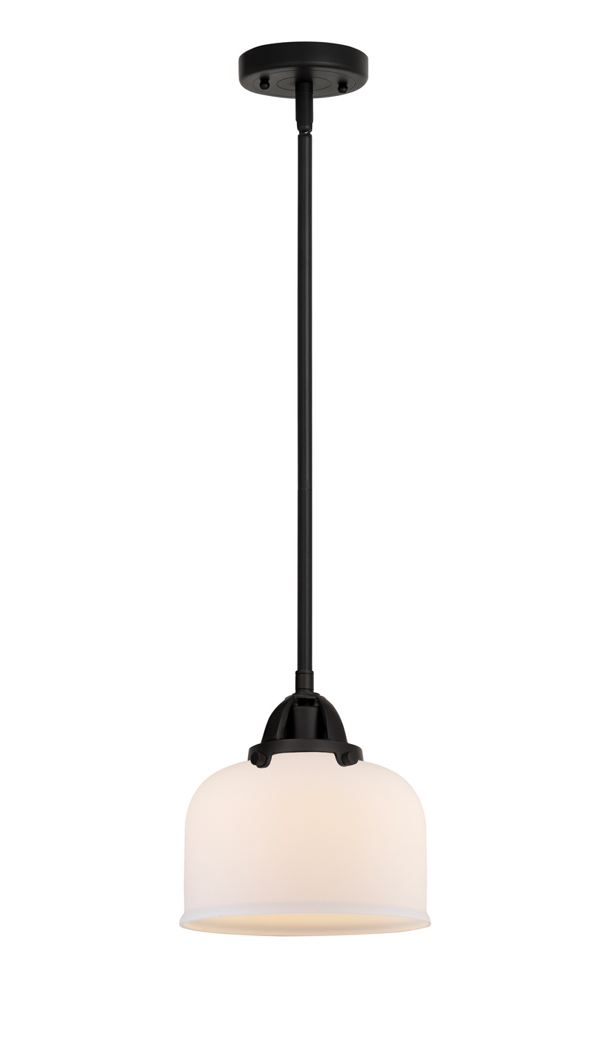 One Light Mini Pendant by Innovations - Nouveau 2 Collection, Matte Black Finish - 288-1S-BK-G71