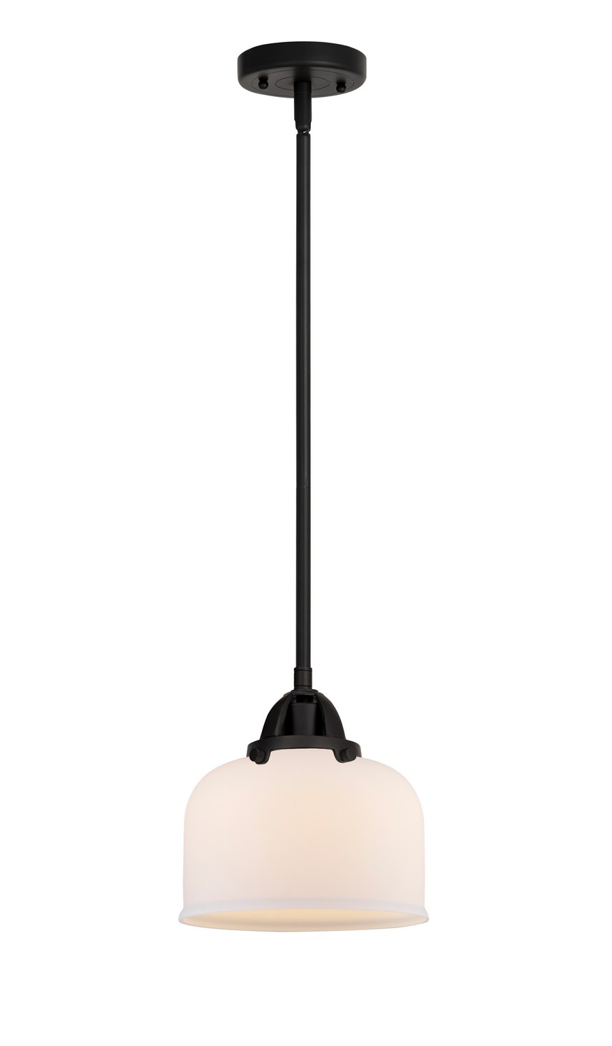LED Mini Pendant by Innovations - Nouveau 2 Collection, Matte Black Finish - 288-1S-BK-G71-LED