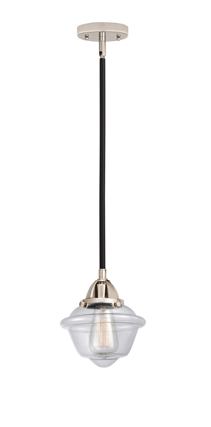 One Light Mini Pendant by Innovations - Nouveau 2 Collection, Black Polished Nickel Finish - 288-1S-BPN-G532