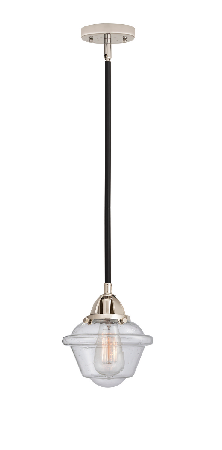 One Light Mini Pendant by Innovations - Nouveau 2 Collection, Black Polished Nickel Finish - 288-1S-BPN-G534