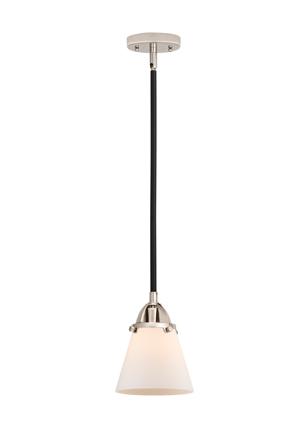 LED Mini Pendant by Innovations - Nouveau 2 Collection, Black Polished Nickel Finish - 288-1S-BPN-G61-LED