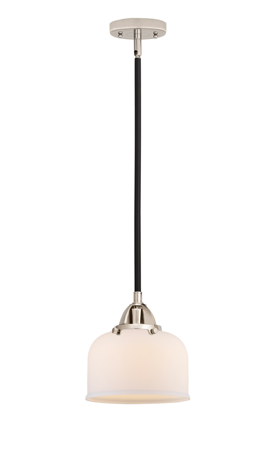 One Light Mini Pendant by Innovations - Nouveau 2 Collection, Black Polished Nickel Finish - 288-1S-BPN-G71